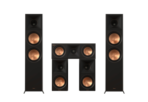 Zestaw Klipsch RP-8000F II RP-600M II RP-500C II Czarne Reference Premiere Kino Domowe 5.0 