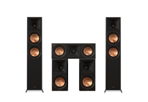 Zestaw Klipsch RP-6000F II RP-600M II RP-500C II Czarne Reference Premiere Kino Domowe 5.0 