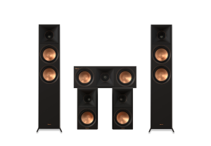 Zestaw Klipsch RP-6000F II RP-500M II RP-500C II Czarne Reference Premiere Kino Domowe 5.0
