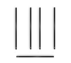 BEC Akustik IC 120/100 czarne Kino domowe 5.0 ULTRA SLIM Made in Germany