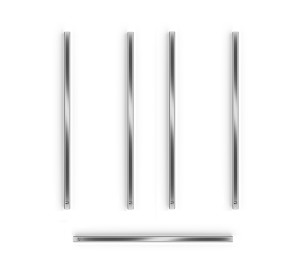 BEC Akustik IC 120/100 srebrny Kino domowe 5.0 ULTRA SLIM Made in Germany