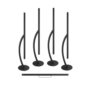 BEC Akustik AMOR IC IC120/100 Czarne Kino domowe 5.0 ULTRA SLIM Made in Germany