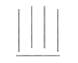 BEC Akustik IC 70 Srebrne Kino domowe 5.0 ULTRA SLIM Made in Germany