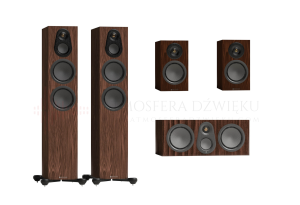 Monitor Audio Silver 300 50 Centre 8G Orzech europejski Zestaw kina domowego 5.0 (1)