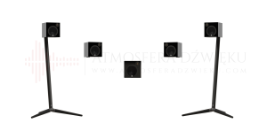 Monitor Audio Radius 1 4G Czarny – kompaktowy system kina domowego 5.0